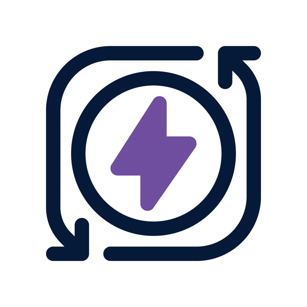 renewable energy icon. dual tone icon for your website, mobile, presentation, and logo design. vector