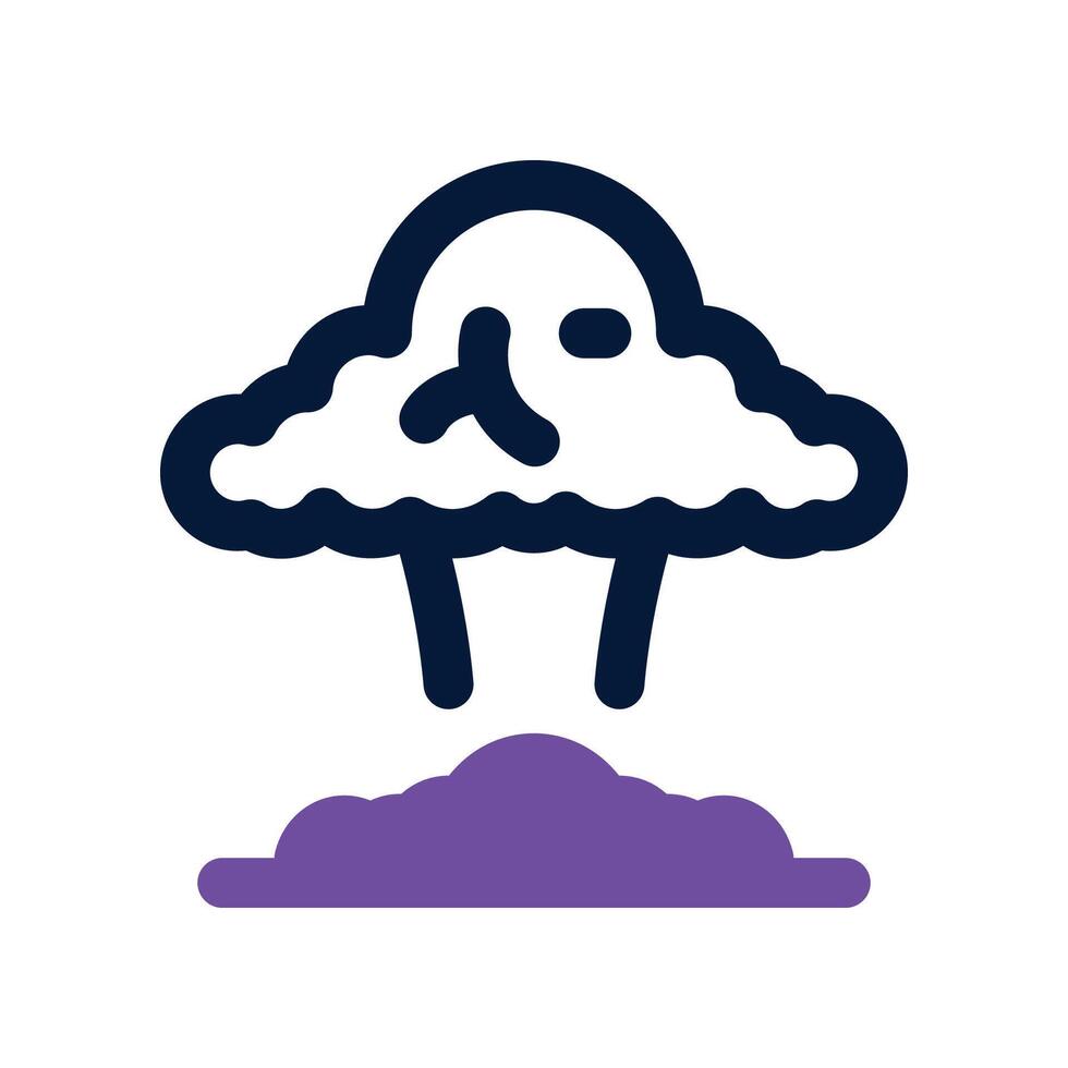 explosion icon. dual tone icon for your website, mobile, presentation, and logo design. vector