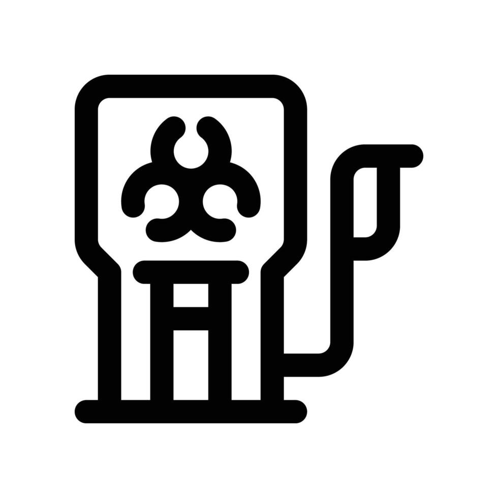 gas fuel icon. line icon for your website, mobile, presentation, and logo design. vector