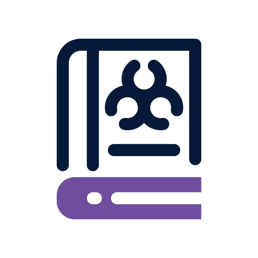 book icon. dual tone icon for your website, mobile, presentation, and logo design. vector