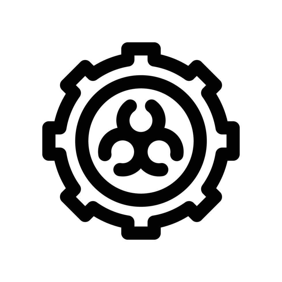 gear icon. line icon for your website, mobile, presentation, and logo design. vector