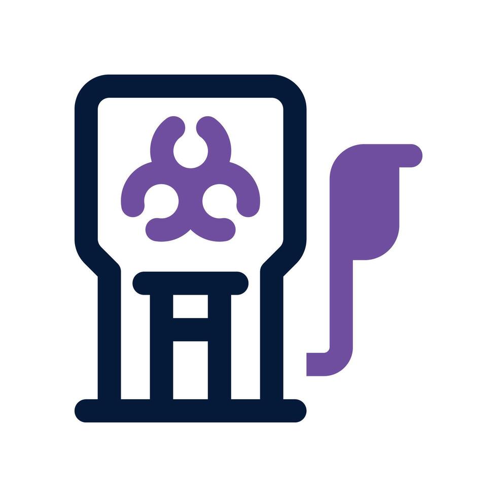 gas fuel icon. dual tone icon for your website, mobile, presentation, and logo design. vector