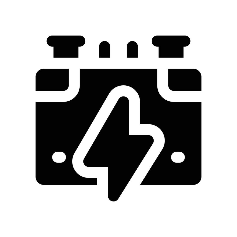 accumulator icon. glyph icon for your website, mobile, presentation, and logo design. vector