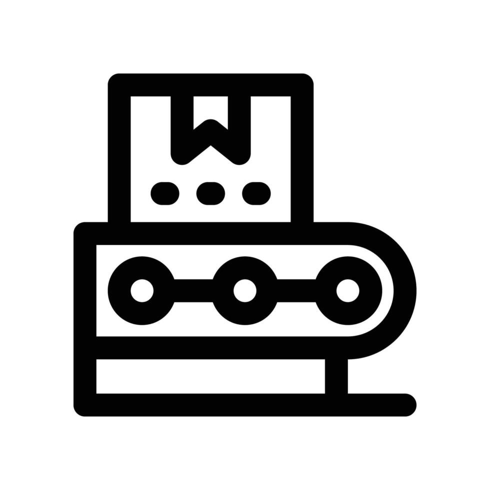 production icon. line icon for your website, mobile, presentation, and logo design. vector