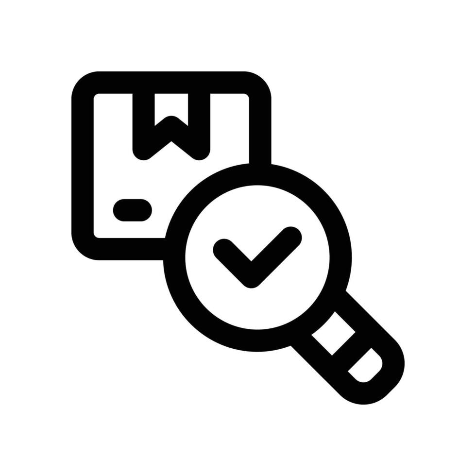 product search icon. line icon for your website, mobile, presentation, and logo design. vector