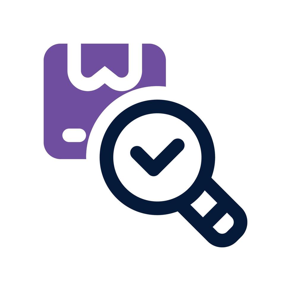 product search icon. dual tone icon for your website, mobile, presentation, and logo design. vector