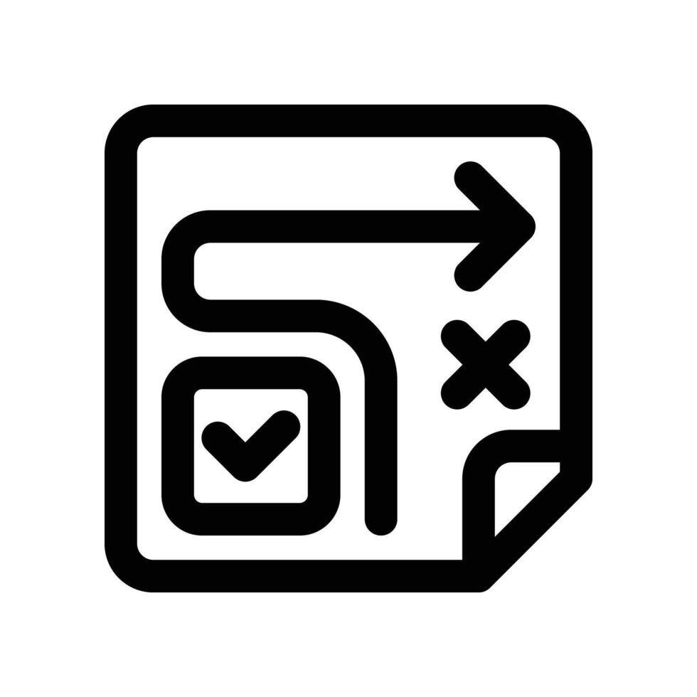 strategy icon. line icon for your website, mobile, presentation, and logo design. vector
