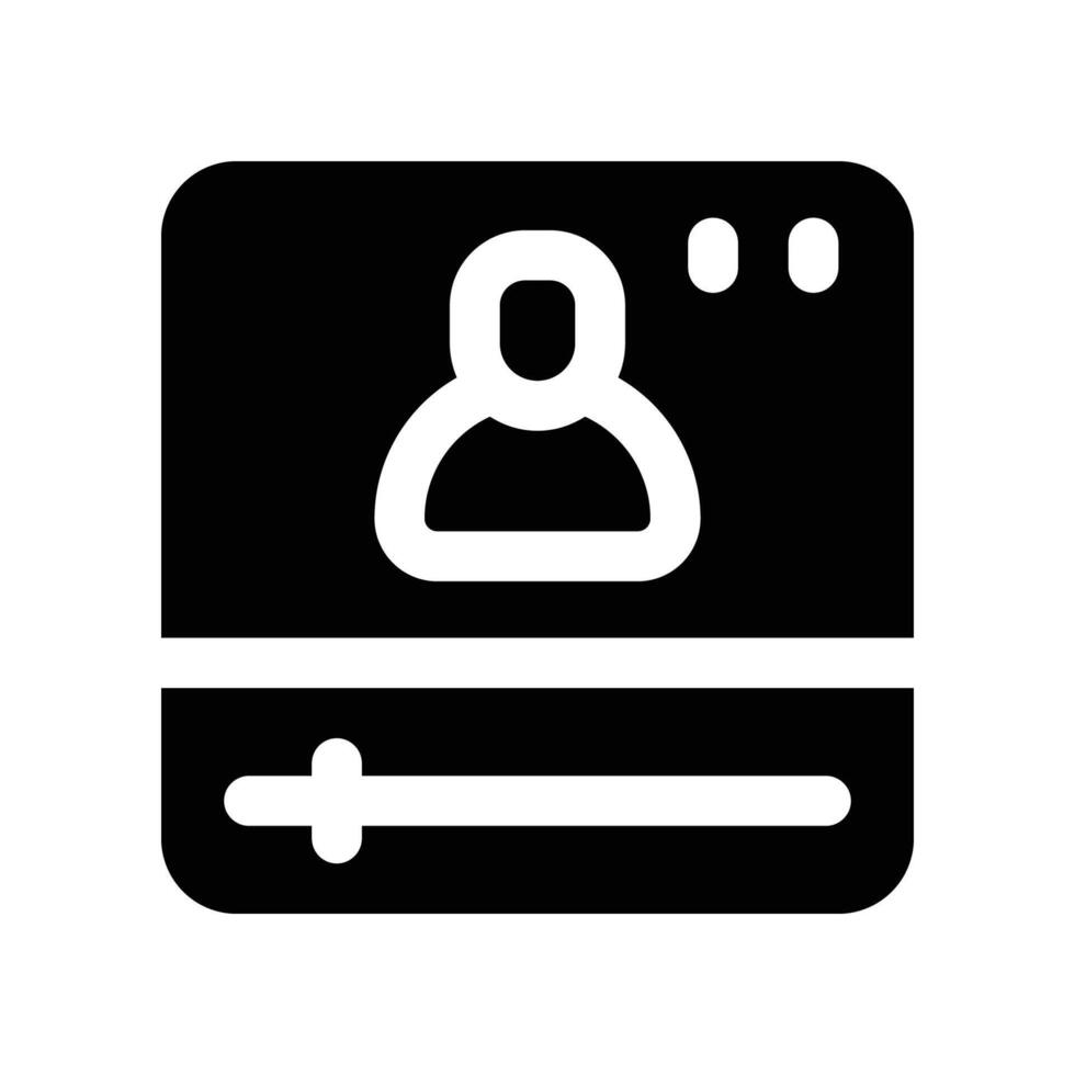 online meeting icon. glyph icon for your website, mobile, presentation, and logo design. vector