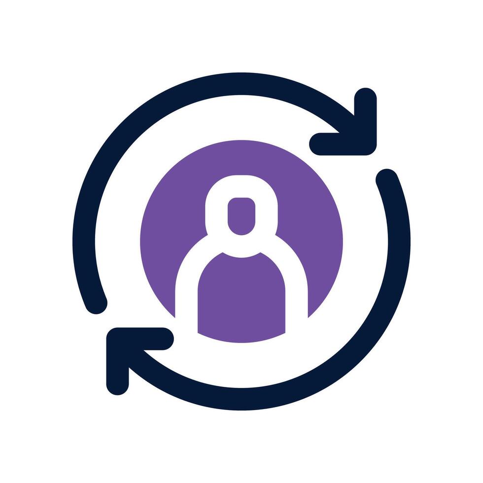 continuity icon. dual tone icon for your website, mobile, presentation, and logo design. vector