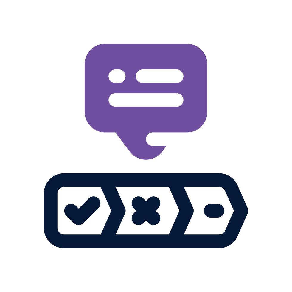 value icon. dual tone icon for your website, mobile, presentation, and logo design. vector