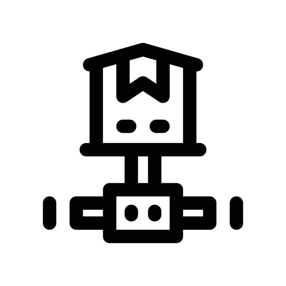 product distribution icon. line icon for your website, mobile, presentation, and logo design. vector