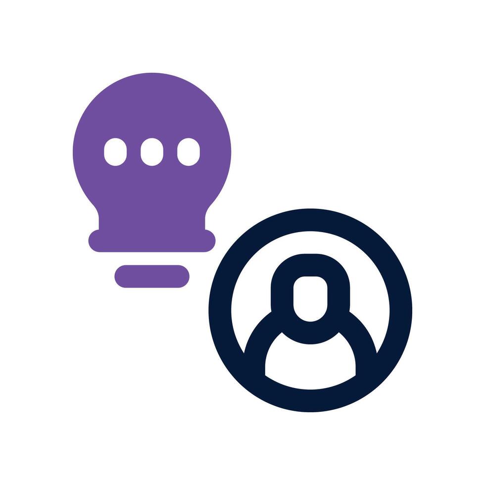 employee hire icon. dual tone icon for your website, mobile, presentation, and logo design. vector
