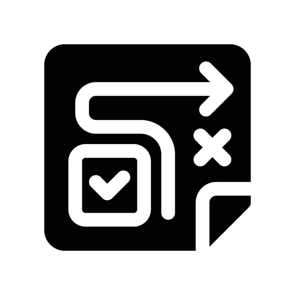 strategy icon. glyph icon for your website, mobile, presentation, and logo design. vector