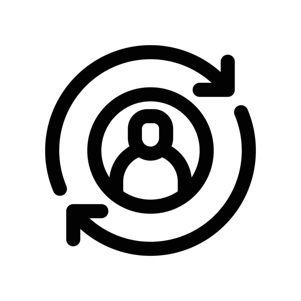 continuity icon. line icon for your website, mobile, presentation, and logo design. vector