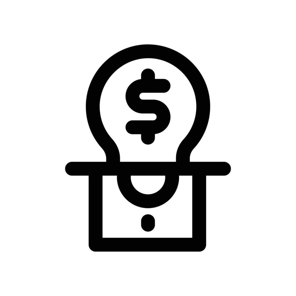 withdraw icon. line icon for your website, mobile, presentation, and logo design. vector