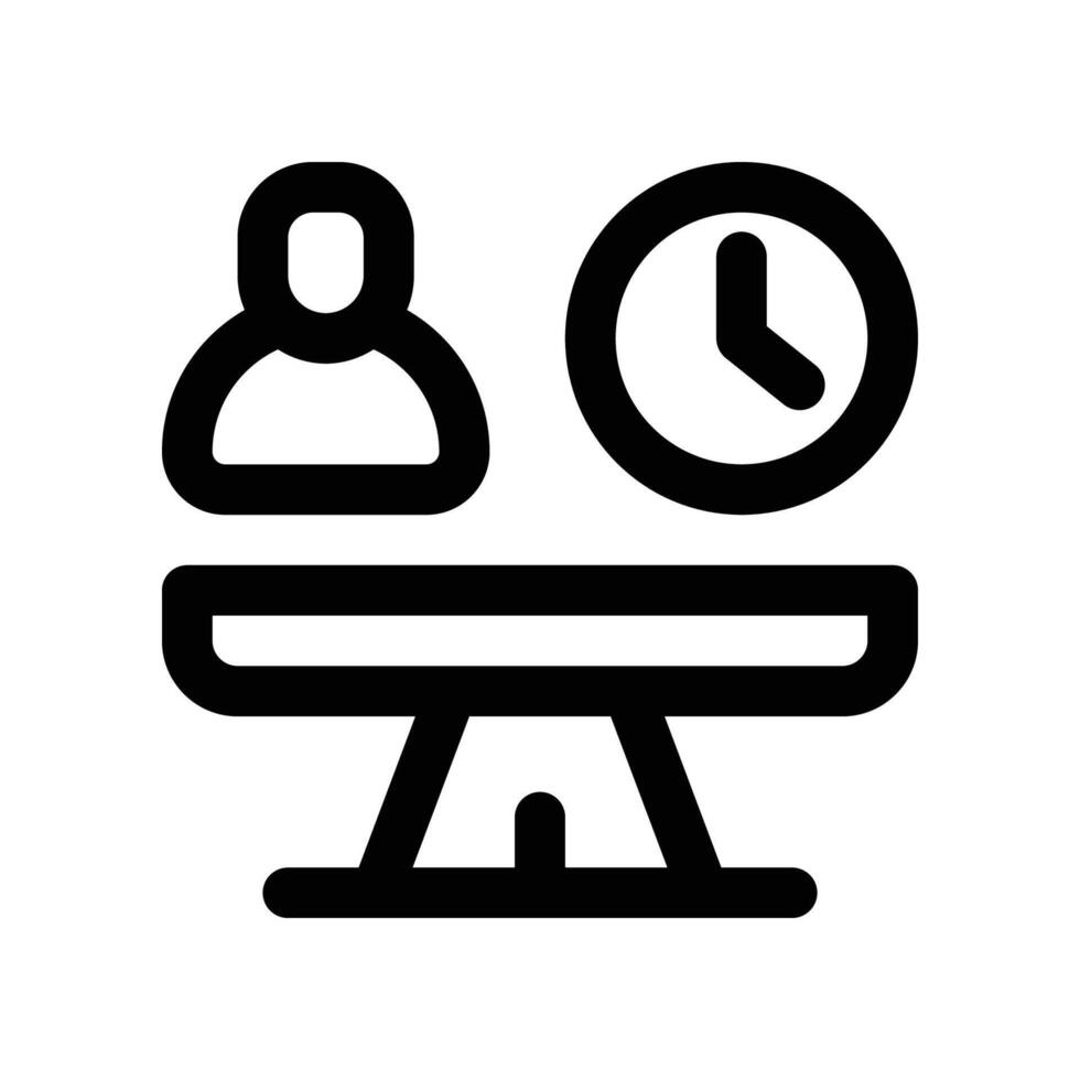 stability icon. line icon for your website, mobile, presentation, and logo design. vector