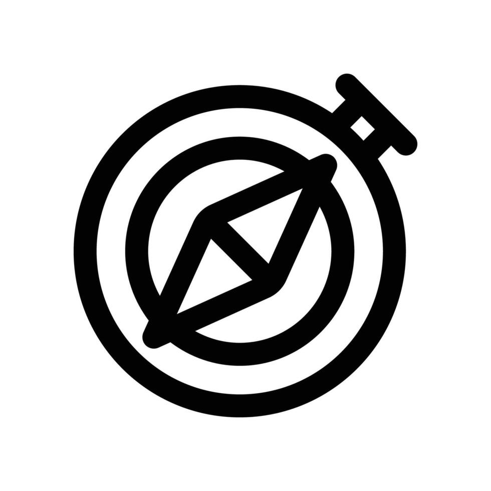 compass icon. line icon for your website, mobile, presentation, and logo design. vector