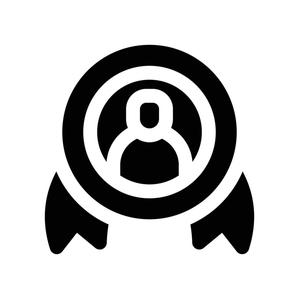 recommend icon. glyph icon for your website, mobile, presentation, and logo design. vector