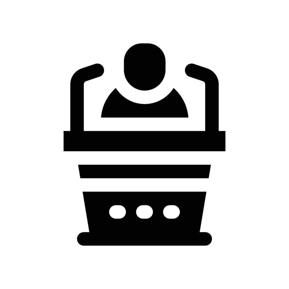 conference icon. glyph icon for your website, mobile, presentation, and logo design. vector