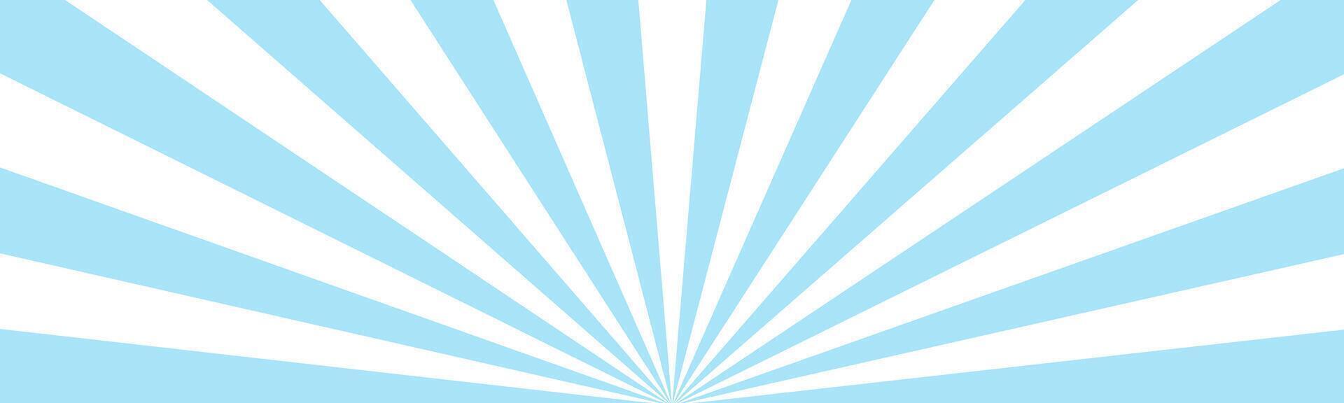 Sunrays, sunbeam rays web banner, lines background, light vector