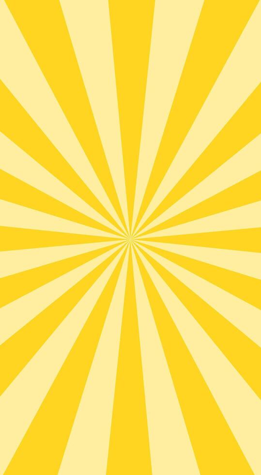 Light sunbeam, vertical banner with Sun rays, cellphone background, lines background, light vector