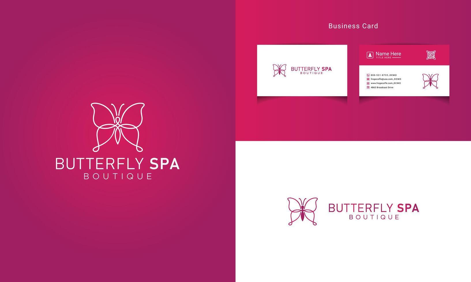 Vintage Equestrian Logo and Business Card Set. Elegant Illustrations for minimalist negative space logo vector