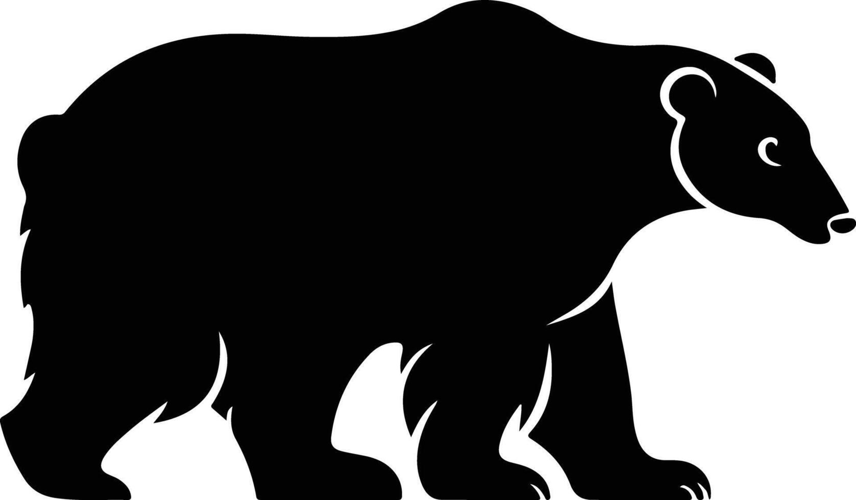 funny bear art vector