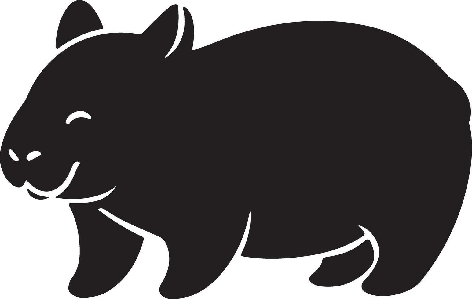 Hamster cartoon illustration vector