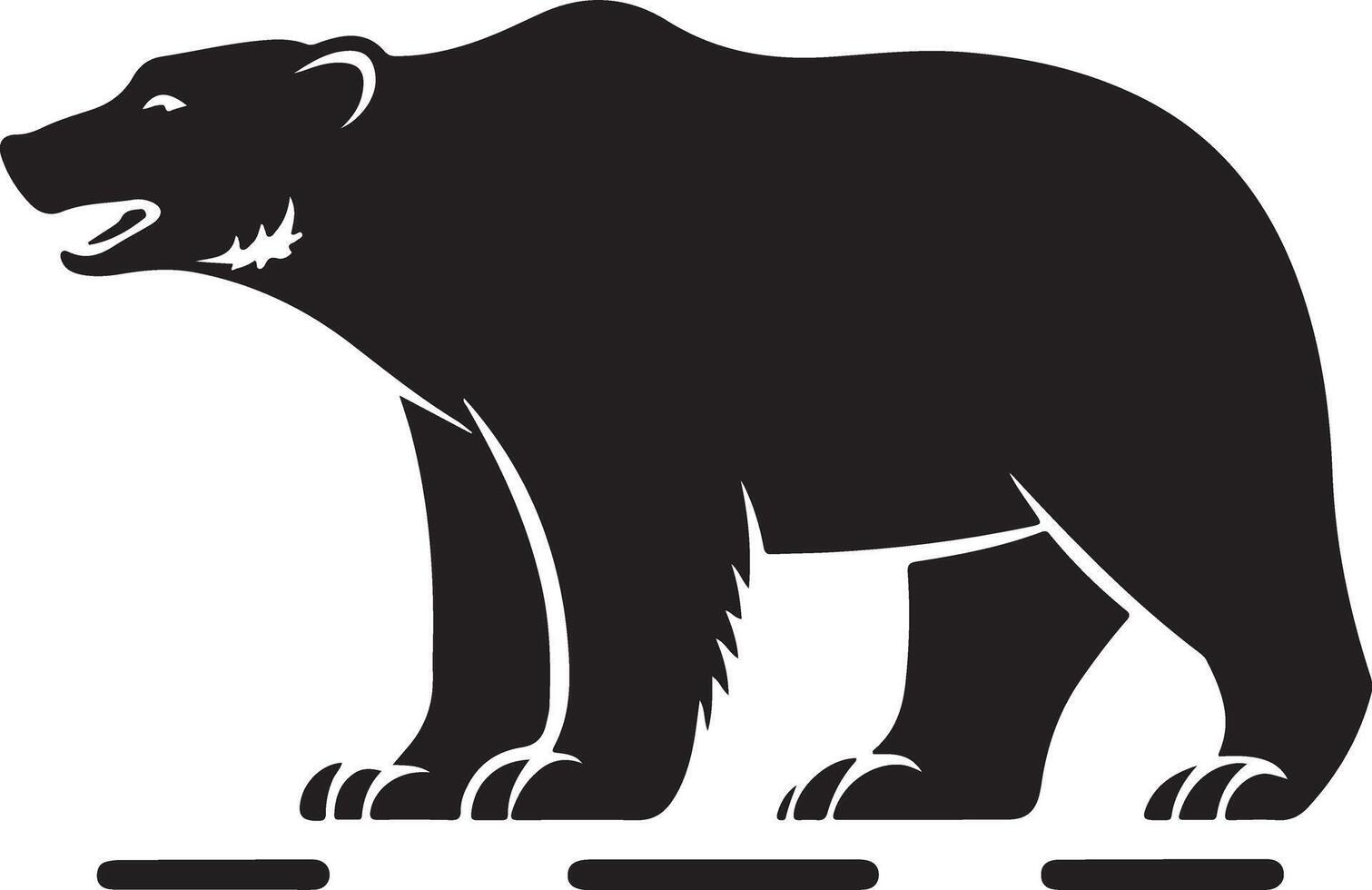 bear cartoon art vector