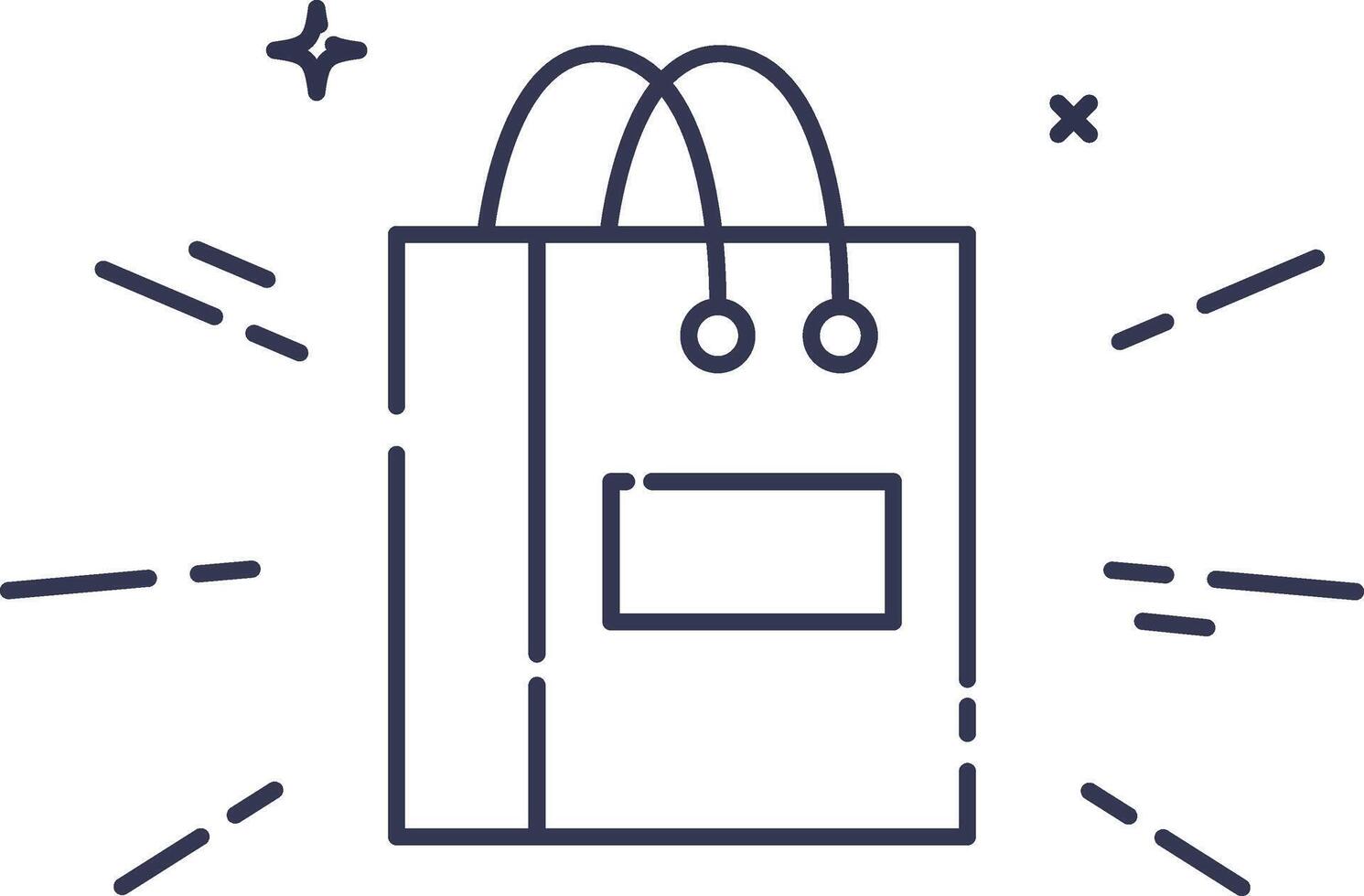 shopping bag icon illustration vector