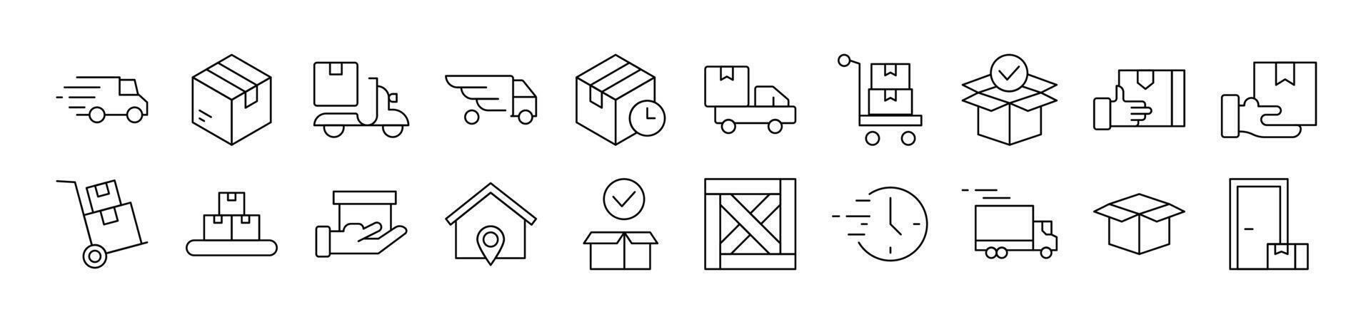 Simple Icon Collection. Editable Stroke. Perfect for Infographics, Articles, Books, Flyers, Banners vector