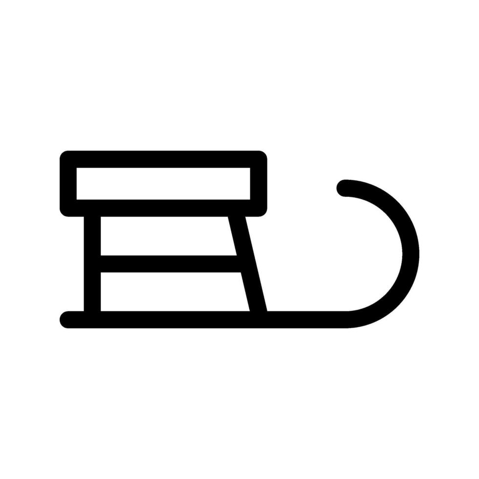 Sled Icon Symbol Design Illustration vector