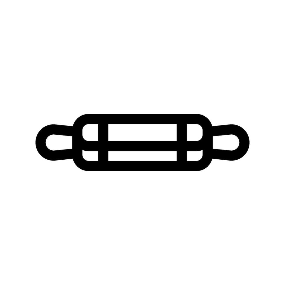 Rolling Pin Icon Symbol Design Illustration vector