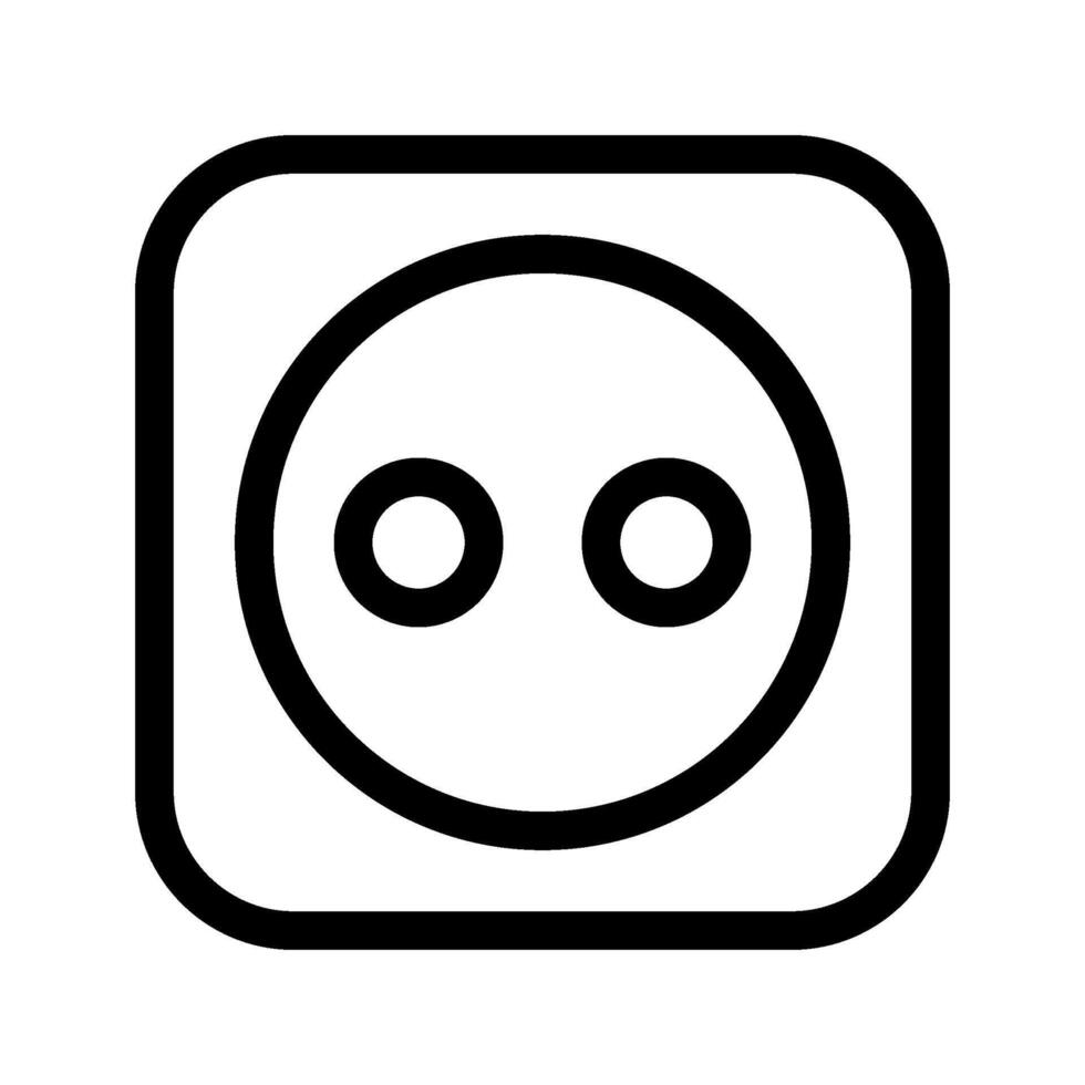 Socket Icon Symbol Design Illustration vector