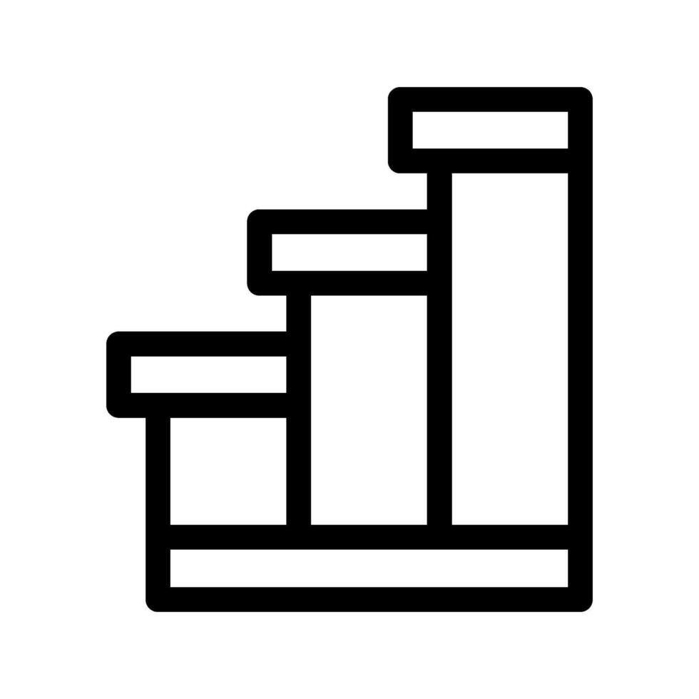 Stairs Icon Symbol Design Illustration vector