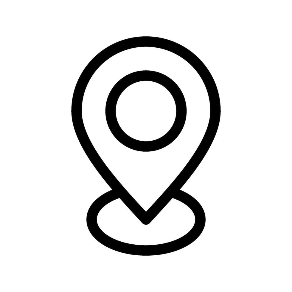 Pin Icon Symbol Design Illustration vector