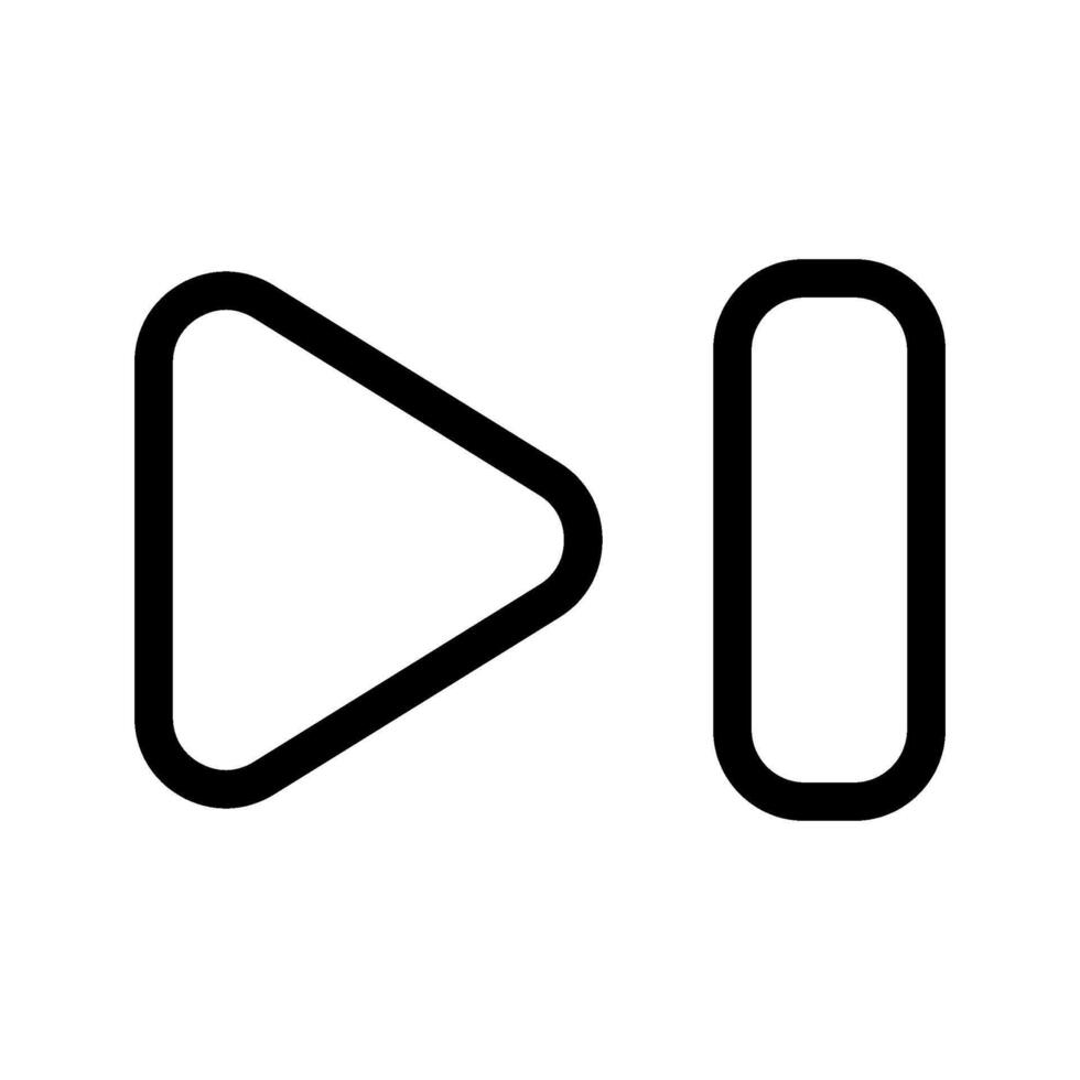 Next Icon Symbol Design Illustration vector