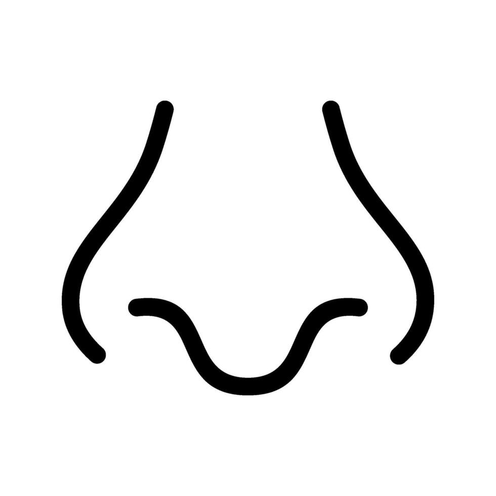 Nose Icon Symbol Design Illustration vector