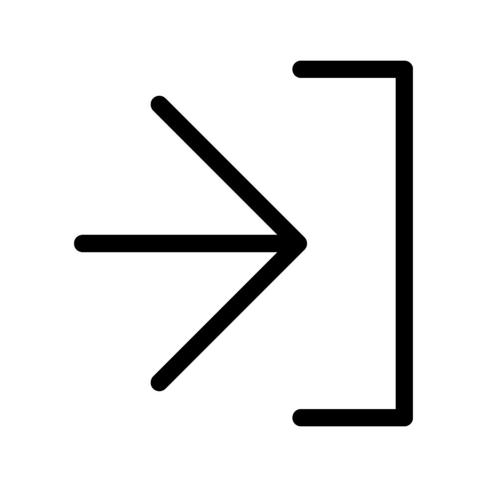 Log In Icon Symbol Design Illustration vector