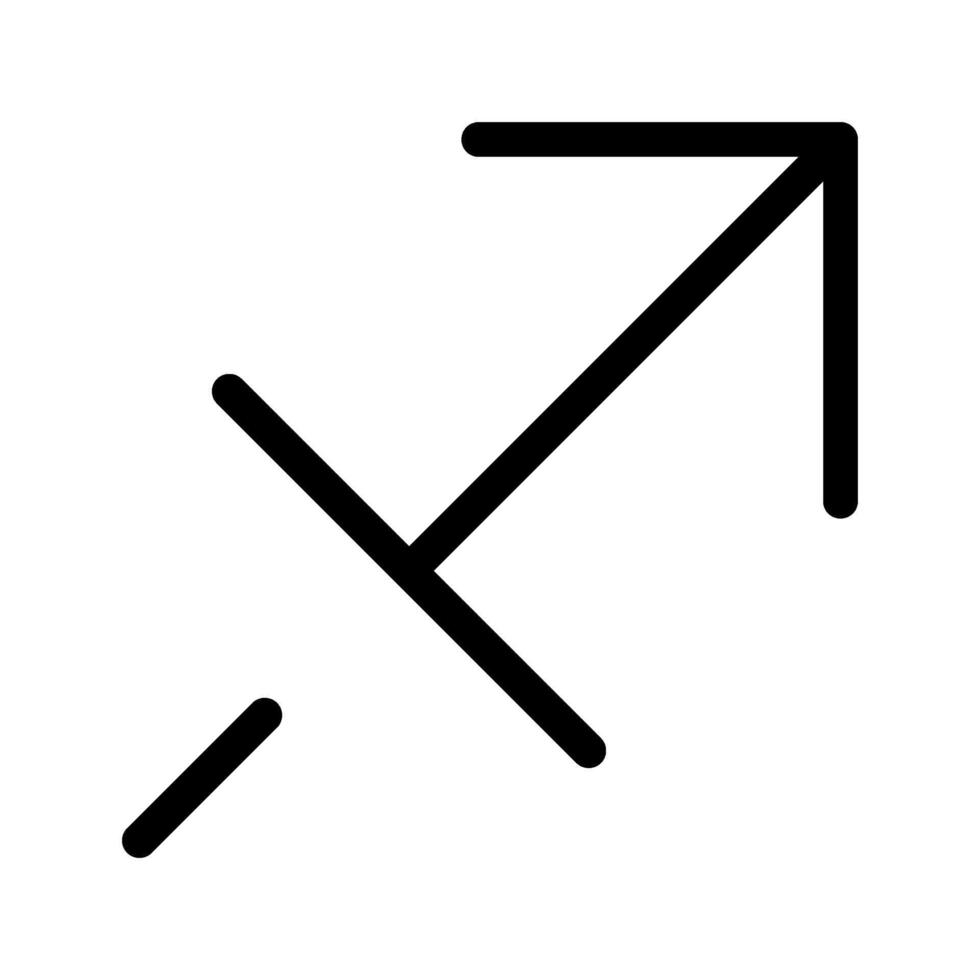 Sagittarius Icon Symbol Design Illustration vector