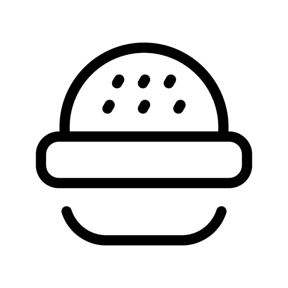 Burger Icon Symbol Design Illustration vector
