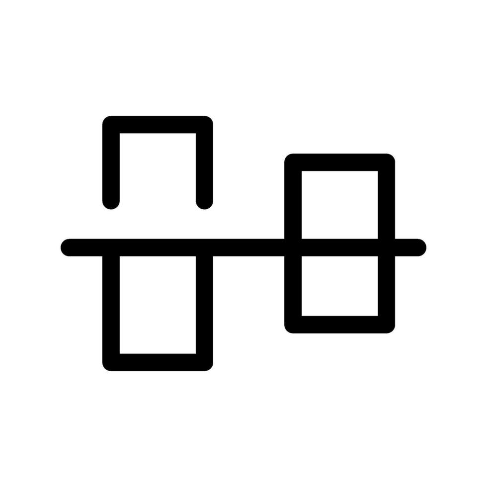 Alignment Icon Symbol Design Illustration vector