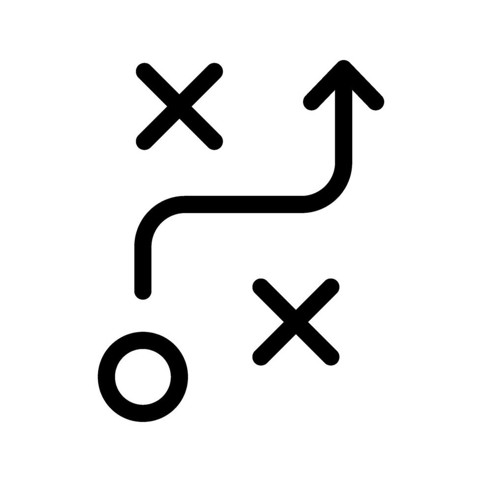 Tactics Icon Symbol Design Illustration vector