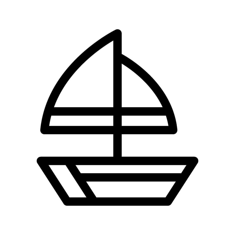 Boat Icon Symbol Design Illustration vector