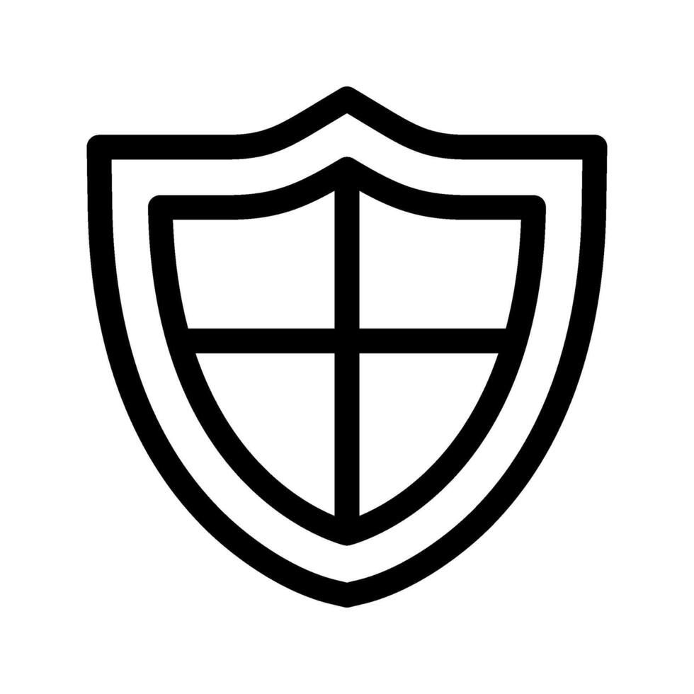 Shield Icon Symbol Design Illustration vector