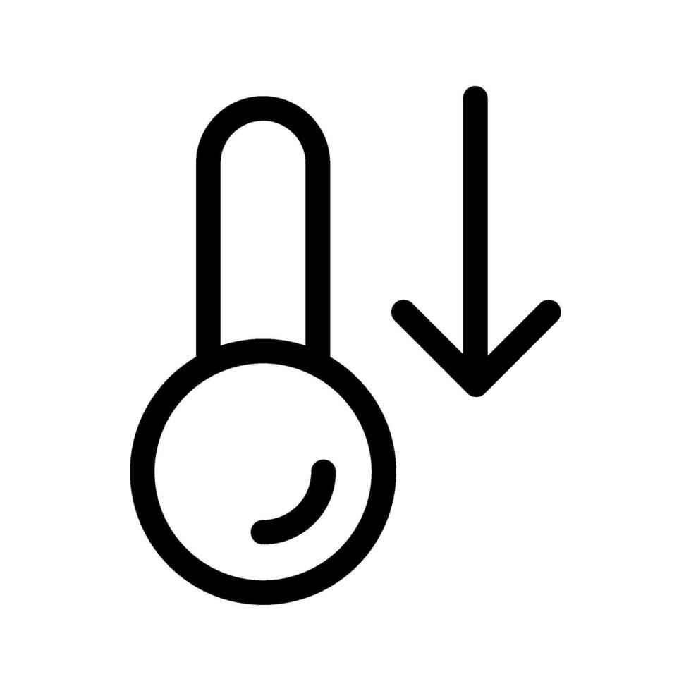 Thermometer Icon Symbol Design Illustration vector