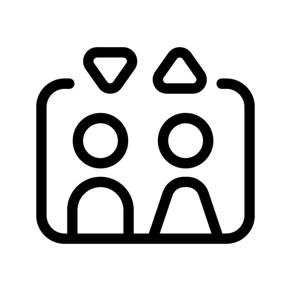 Lift Icon Symbol Design Illustration vector