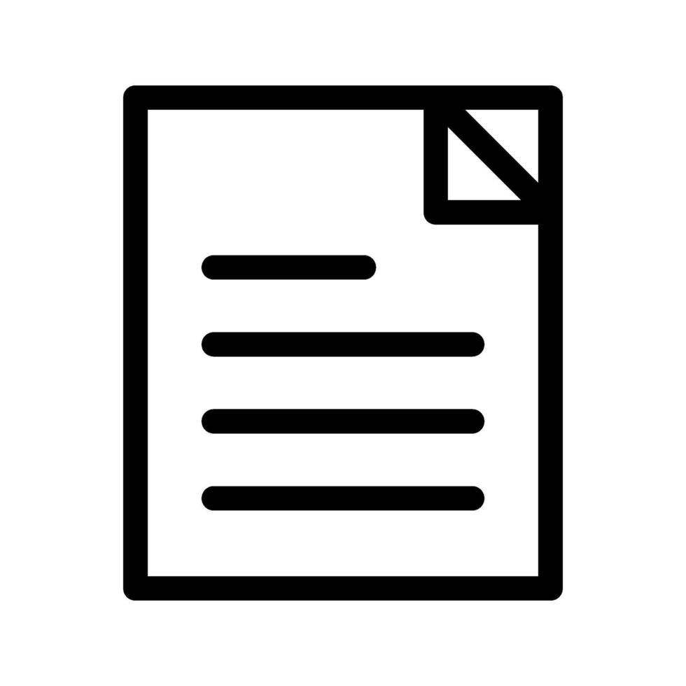 Document Icon Symbol Design Illustration vector