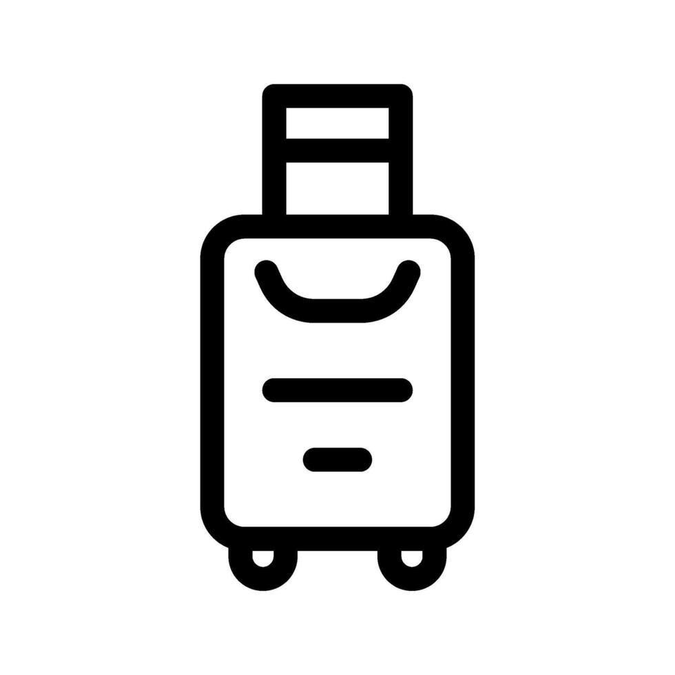 Suitcase Icon Symbol Design Illustration vector