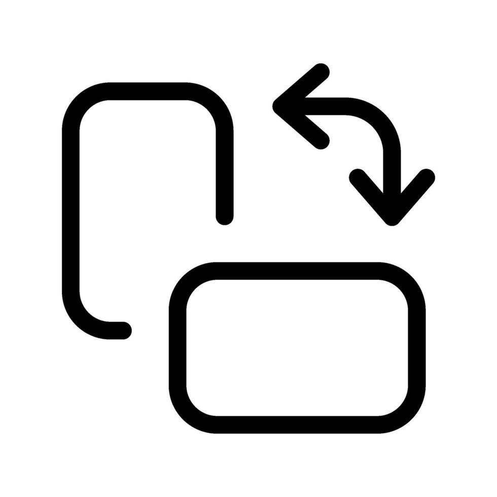 Rotate Icon Symbol Design Illustration vector